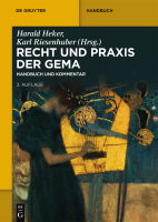 Abbildung: Recht und Praxis der GEMA