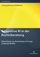 Generative KI in der Rechtsberatung