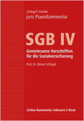 Abbildung: juris PraxisKommentar SGB IV - Gemeinsame Vorschriften für die Sozialversicherung