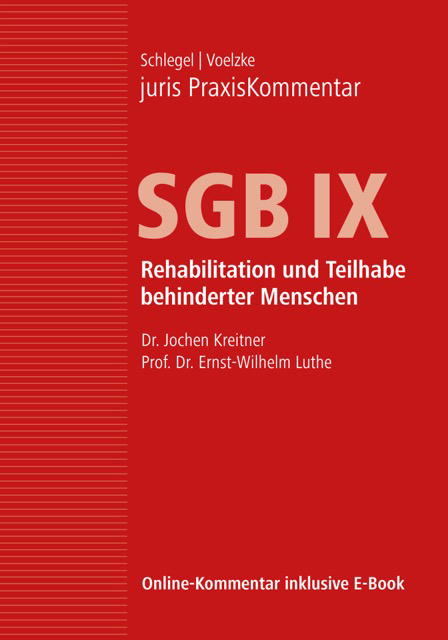 Abbildung: juris PraxisKommentar SGB IX - Rehabilitation und Teilhabe behinderter Menschen